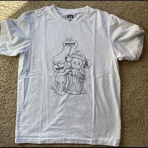 Uniqlo x Kaws sesame Street White Tee